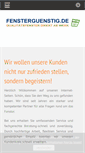 Mobile Screenshot of fensterguenstig.de